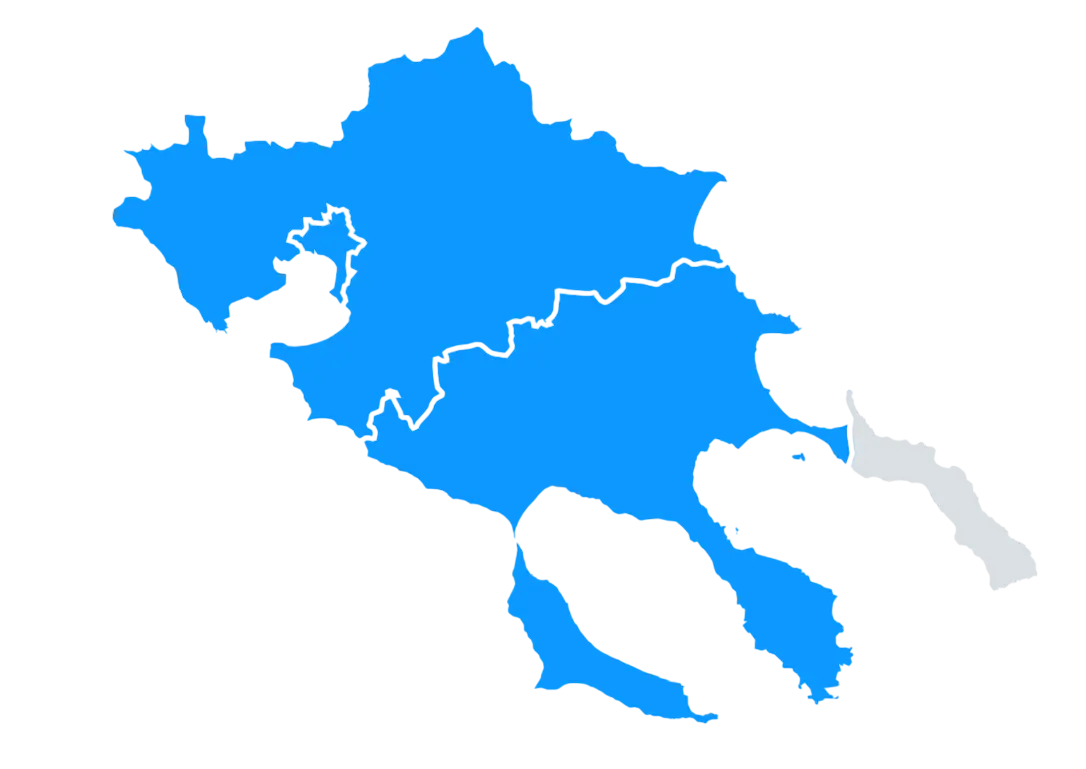 Περιοχές ναυαγοσωστικής κάλυψης της Seawatch Lifeguards στη Βόρεια Ελλάδα